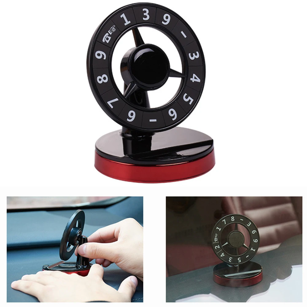 

Car Temporary Stop Sign ABS Silicone Car Mobile Phone Holder Car Interior Hidden Mobile Number Plate Car Parking Card