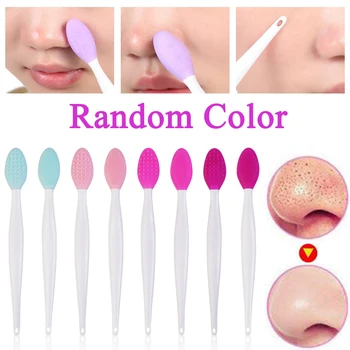 

1pcs Soft Silicone Face Care Cleaning Washing Brush Exfoliator Blackhead Removal Facial Cleansing Massager Brushes Makeup Tools
