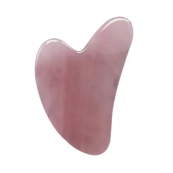 

Natural Powder Crystal Jade Roller Beauty Jade Wheel Facial Massager Scraping Plate Meridian Health Care Massage Stick