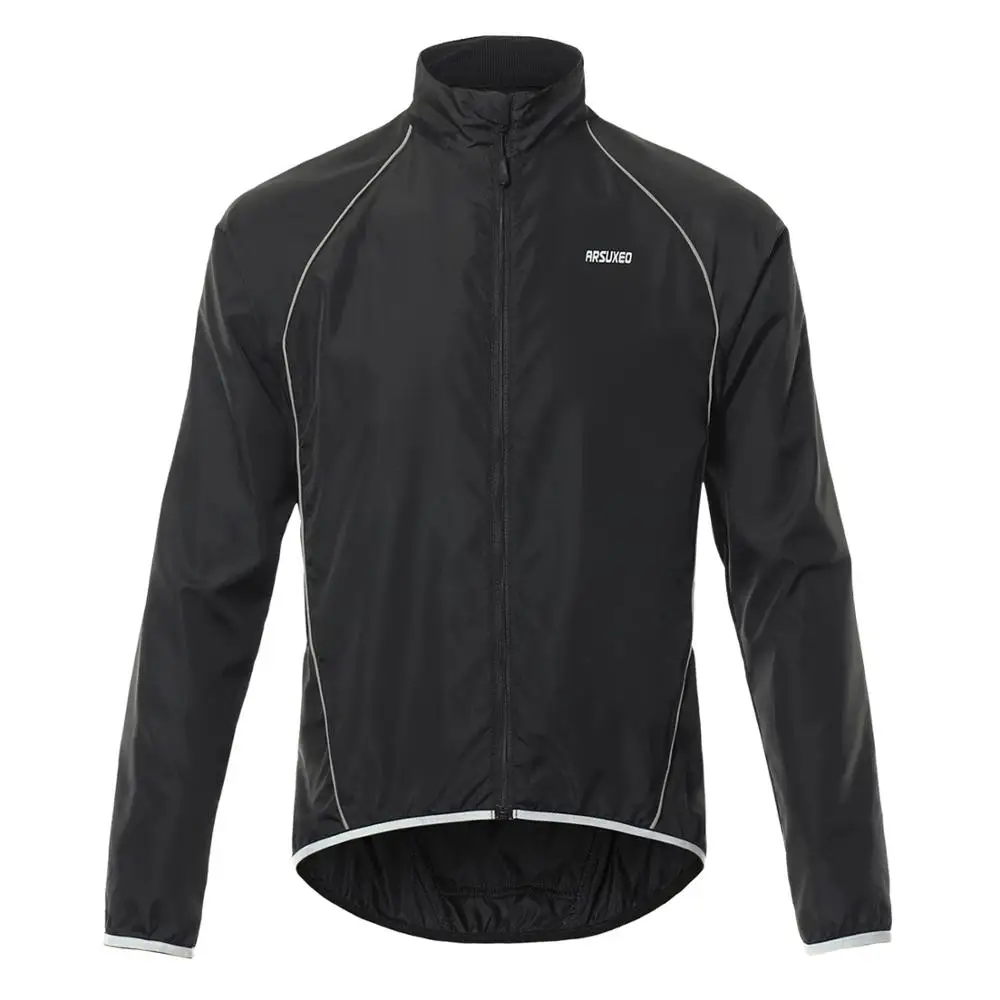 Cycling Jacket 1 Мужская велосипедная куртка, светоотражающая велосипедная куртка с длинным рукавом, велосипедная Джерси, штормовка, жилет, уличная спортивная куртка из Джерси для велоспорта - Цвет: Cycling Jacket 1