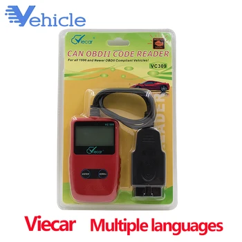 

Viecar VC309 ELM 327 V1.5 OBD OBD 2 Car Diagnostic Auto tool OBD2 Scanner Automotivo odb2 ELM327 V1.5 Code Reader