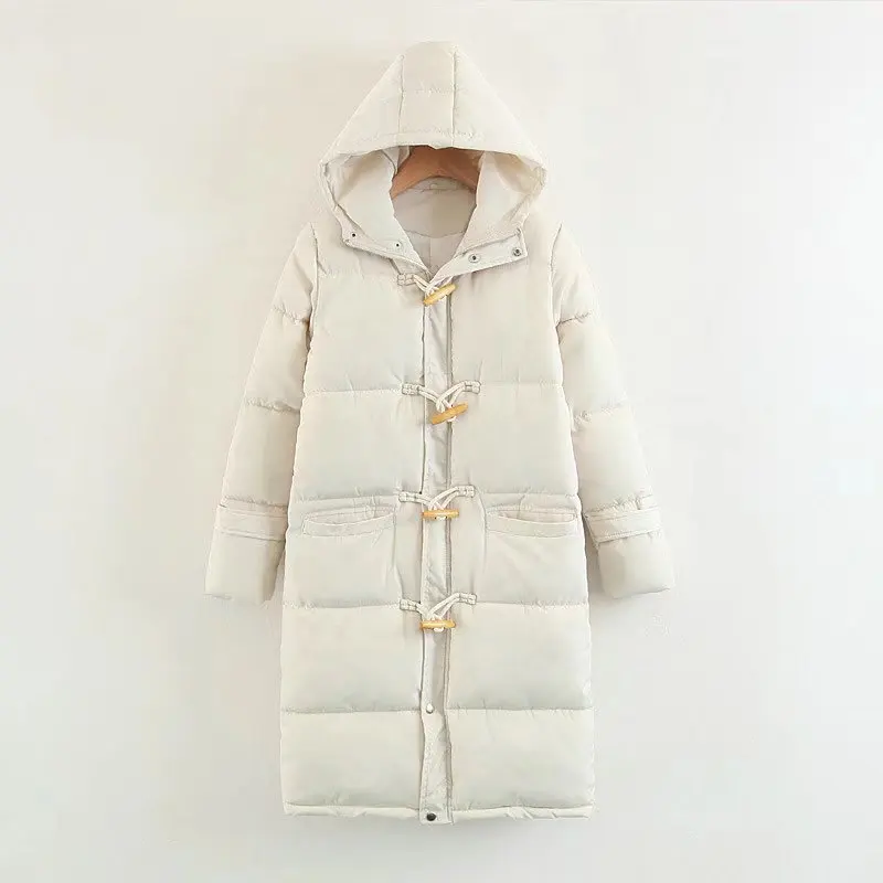 #*Cheap 2019 Fashion Cotton Coat Women Winter Warm Jacket Big Fur Collar Long Thickening Parka Coat Large Size Slim Fit Cotton Outerwear