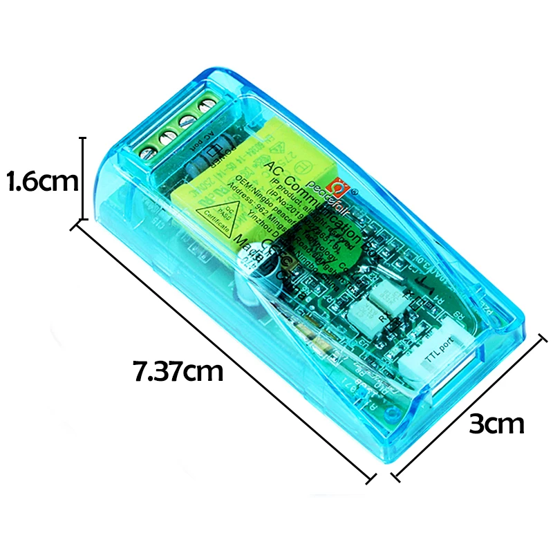 AC Communication Box Power Energy Watt Meter Volt Amp PF Frequency Kwh Voltmeter TTL Modbus-RTU