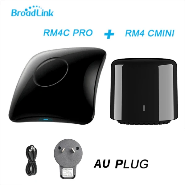PRO AU And MINI Broadlink RM4C Pro+ RM4C мини интеллектуальный пульт дистанционного управления 4G WiFi IR RF работает с Alexa Google Home мини умный дом автоматизация - Цвет: PRO AU And MINI
