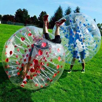 

Outdoor Sports Air Bubble Soccer Zorb Ball 0.8mm PVC Air Bumper Ball Adult Inflatable Bubble Football Entertainment Toys