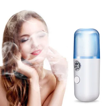 

USB Humidifier Rechargeable Nano Mist Sprayer Facial Nebulizer Steamer Moisturizing Beauty Instruments Face Skin Care Tools