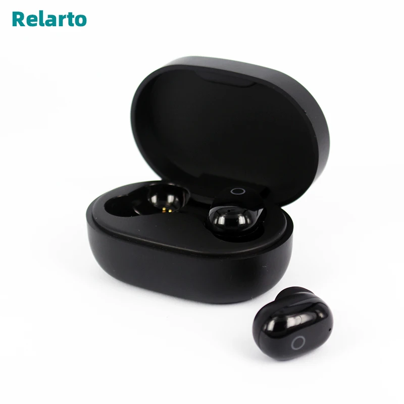 Relarto Bluetooth наушники 5 0 настоящие беспроводные 4 часа прослушивания музыки с