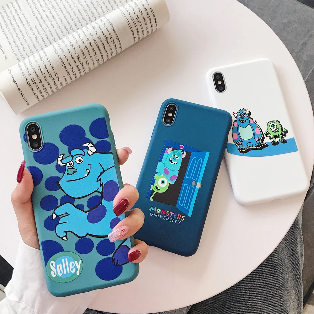 Милые Монстры sulley с одним глазом инопланетянин мультфильм мягкий TPU телефон
