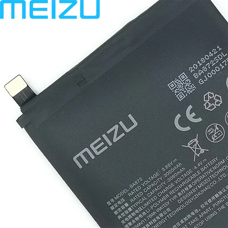 Meizu, аккумулятор BA872 емкостью 3060 мАч для мобильного телефона Meizu Meilan 16X, новейшее производство, аккумулятор высокого качества+ код отслеживания