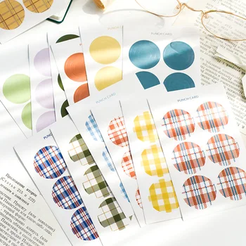 

10Pcs/pack Basic Bubble Round Practical Deco Stickers DIY Scrapbooking Bullet Journal Japanese Stationery Decal School Sticker