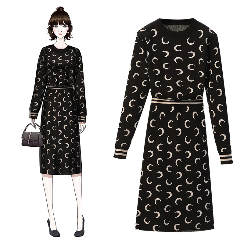 

New Autumn Dress For Large Size Women