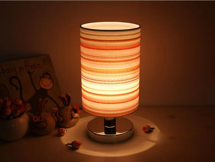 Тканевый прикроватный светильник, светильник для спальни, декоративный светильник Abajur, современный детский светильник для спальни