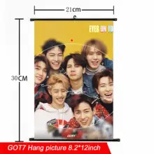 21*30 см Kpop GOT7 повесить плакат ткань высокого качества глаз на вас альбом kpop GOT7 повесить изображение фото плакат для поклонников Коллекция подарков