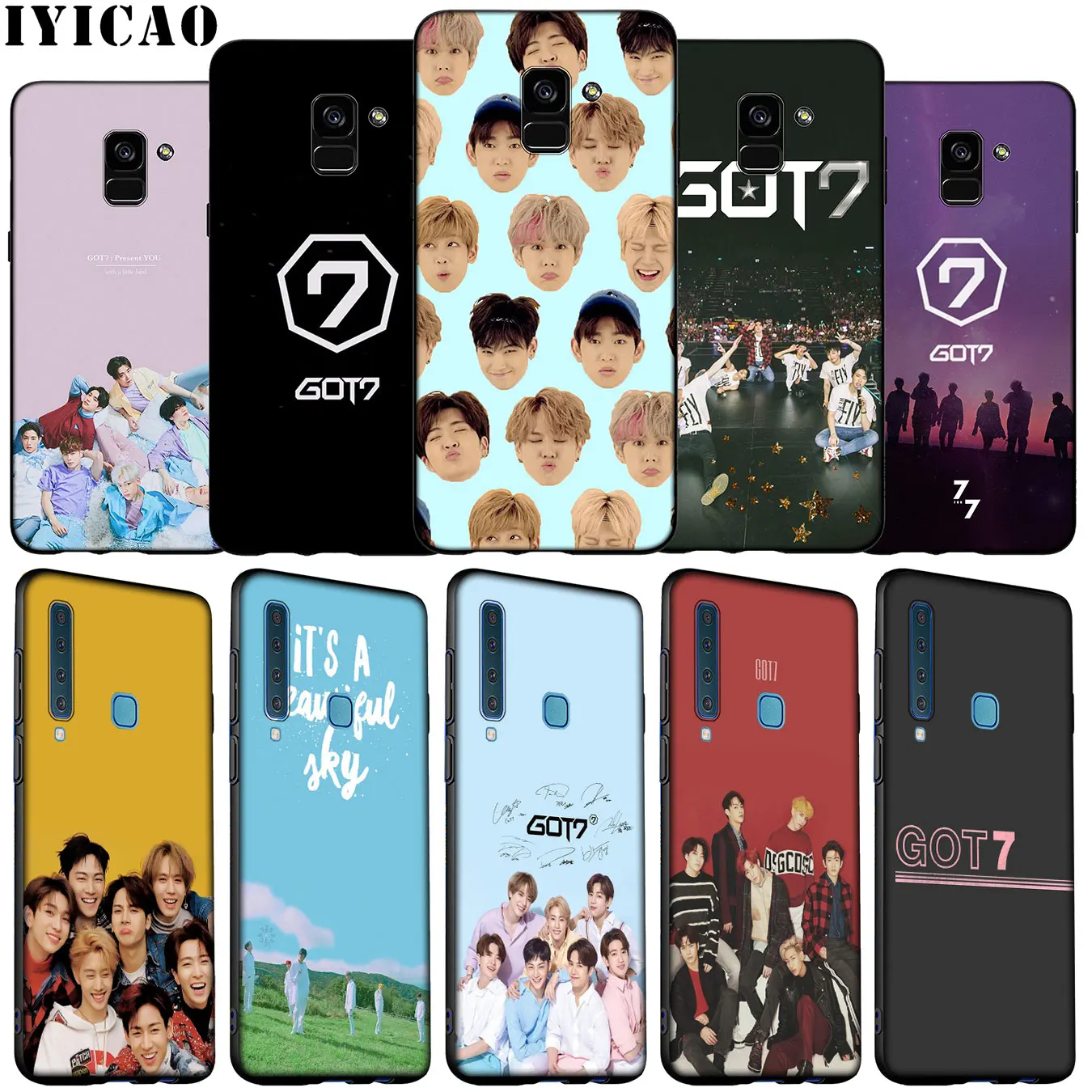 Мягкий чехол для телефона IYICAO Got7 K Pop Got 7 Samsung Galaxy A51 A71 A81 A91 A41 A21 A11 A01 A2 Core J8 J7 J6 J4 Plus Prime