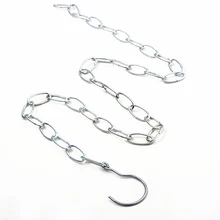 Suspension Hanging Lamp Chandelier Heavy Duty Accessories Pendant Pull Metal Vintage Clothes Drying Ring Decorative Chain