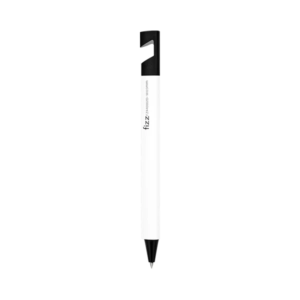 Оригинальная ручка Xiaomi Fizz с держателем подставки для телефона, гелевые черные чернила для ручки 0,5 мм, знак Draw, офис, школа от Youpin - Цвет: Белый