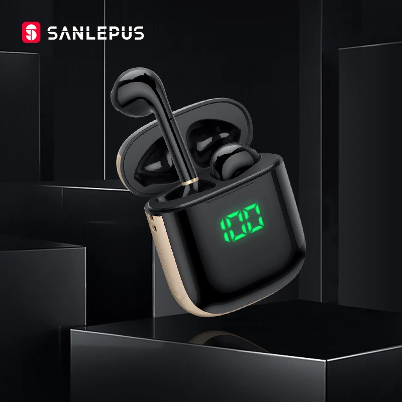 Наушники SANLEPUS беспроводные наушники TWS Bluetooth 5 0 с беспроволочной зарядкой