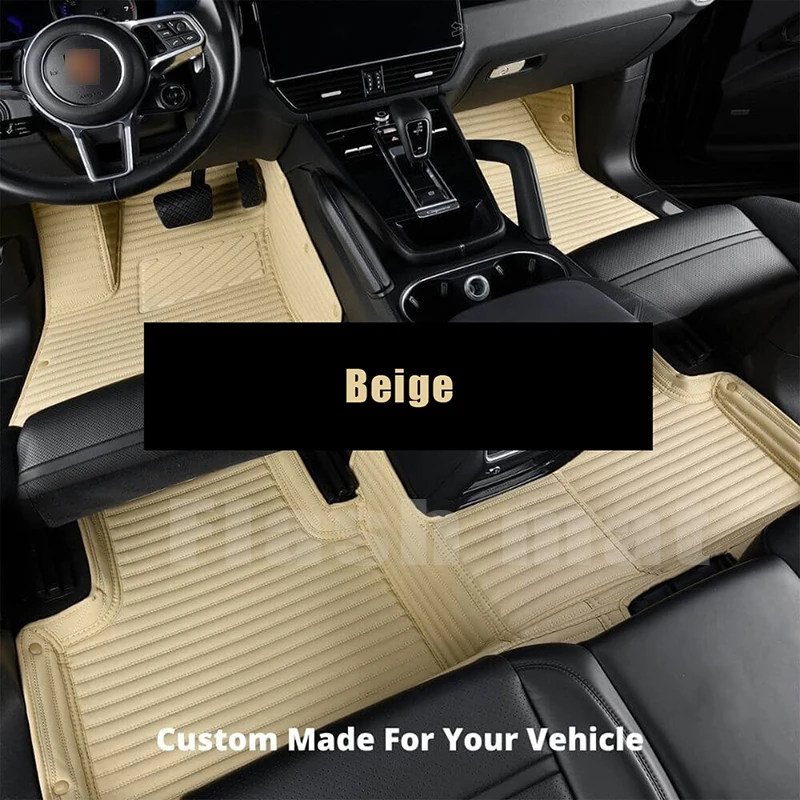 

Custom Leather Car Floor Mats For Peugeot 3008 GT 208 RCZ E-308 508 408 Rifter 5008 207 CC Traveler Car Carpets Covers Styling