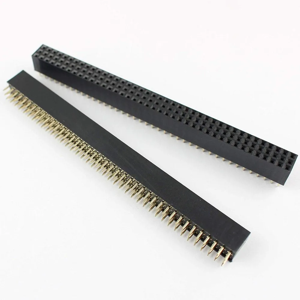 100 шт. 3x40 P 120 Pin 2 54 мм шаг PCB Женский Заголовок Тройной Ряд разъем прямой