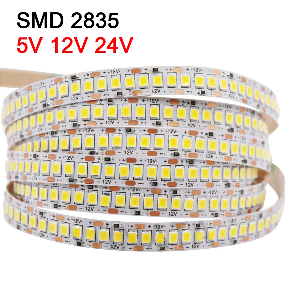 LED Streifen 2835, 5V Batteriebetrieben – Selbstklebend, IP65, Für Innen & Außen