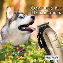 Профессиональный триммер для волос для домашних собак машинки для стрижки волос Машинка для стрижки кошек бритва электрические ножницы машинка для стрижки 110-240 В переменного тока
