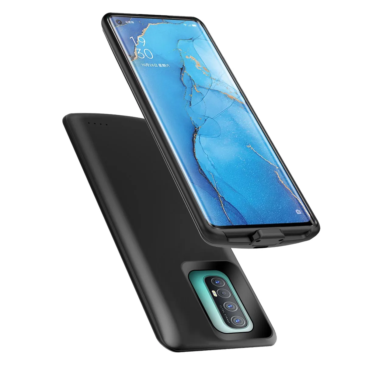Чехол для аккумулятора Oppo Reno3 Pro, 6500 мА/ч, зарядное устройство, расширенная батарея резервного питания, защитный чехол для Oppo Reno 3 Pro, чехол для аккумулятора