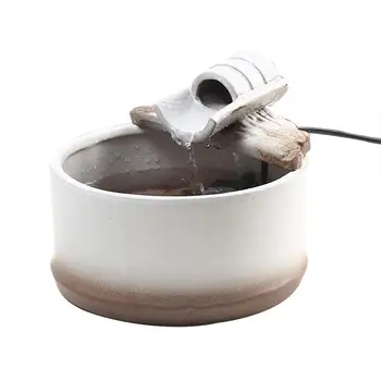 

Ceramic Electric Cat Water Dispenser Automatic Circulation Dog Cat Automatic Drinking Fountain Water Filter