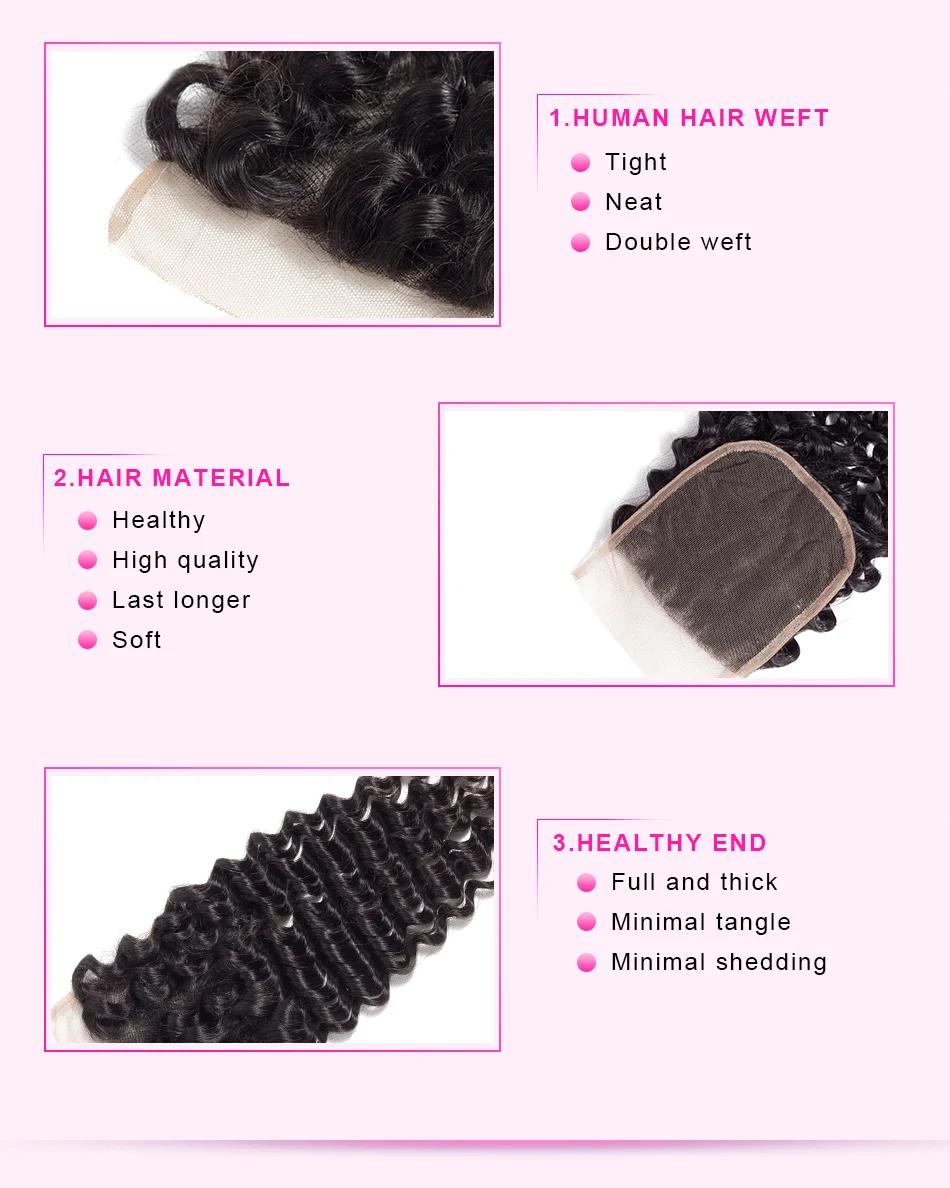 	
hair bundles with closure