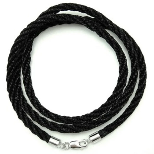 10Pcs Adjustable Leather Cord Braided Rope Necklace Pendant String DIY  Handmade | eBay