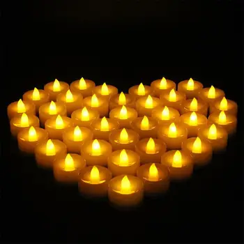 

LED Tea Light Electric Candle Lamp for Birthday Holiday Wedding Decor Prop