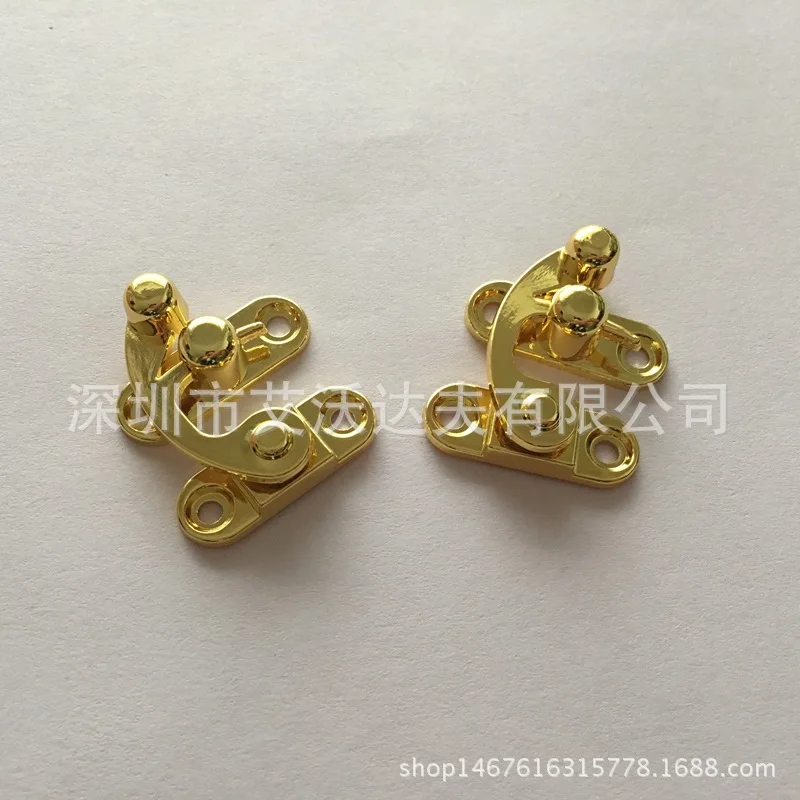 

Die Casting Lock Horns Manufacturers Hot Sales 29*33 Size Wooden Box Lock Jewlery Box Lock Zinc Alloy Lock Catch