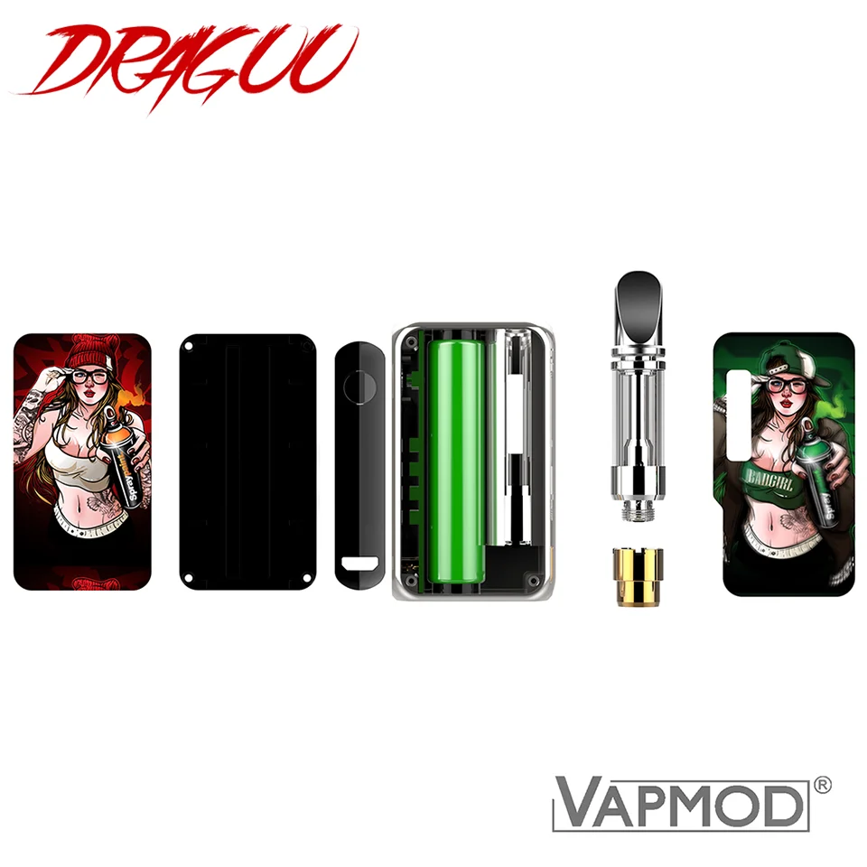 Electronic Cigarette Veeape Vapmod Dragoo 3D Express Kit 650mAh LED indicators for 510 Atomizer BOX Mod Vaporizer Vape pen kit (4)