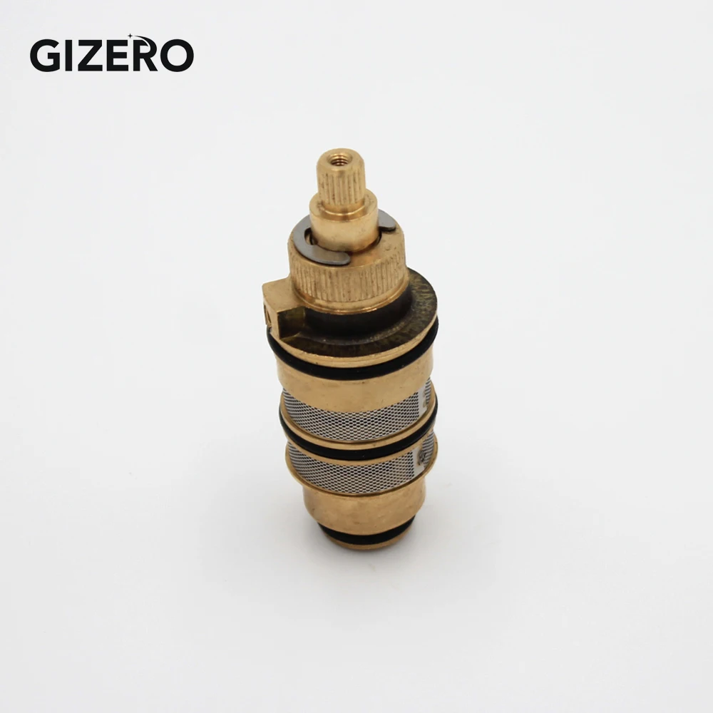 Thermostatic Cartridge Valve Copper Brass Temperature Control Thermostat Shower Mixing Faucet Cartridge Replacement ZR990 faucet valve faucet cartridge thermostatic mixing valve