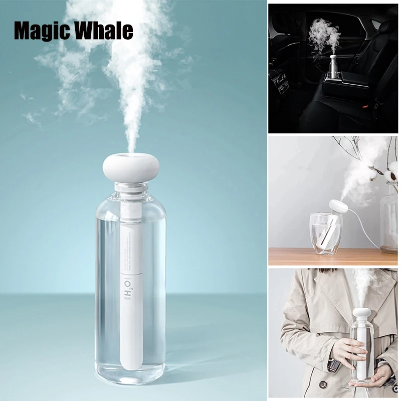 

White Dismountable Air Humidifier for Home Office Portable USB Aroma Diffuser Car Mist Maker Ultrasonic Humidifiers Diffusers