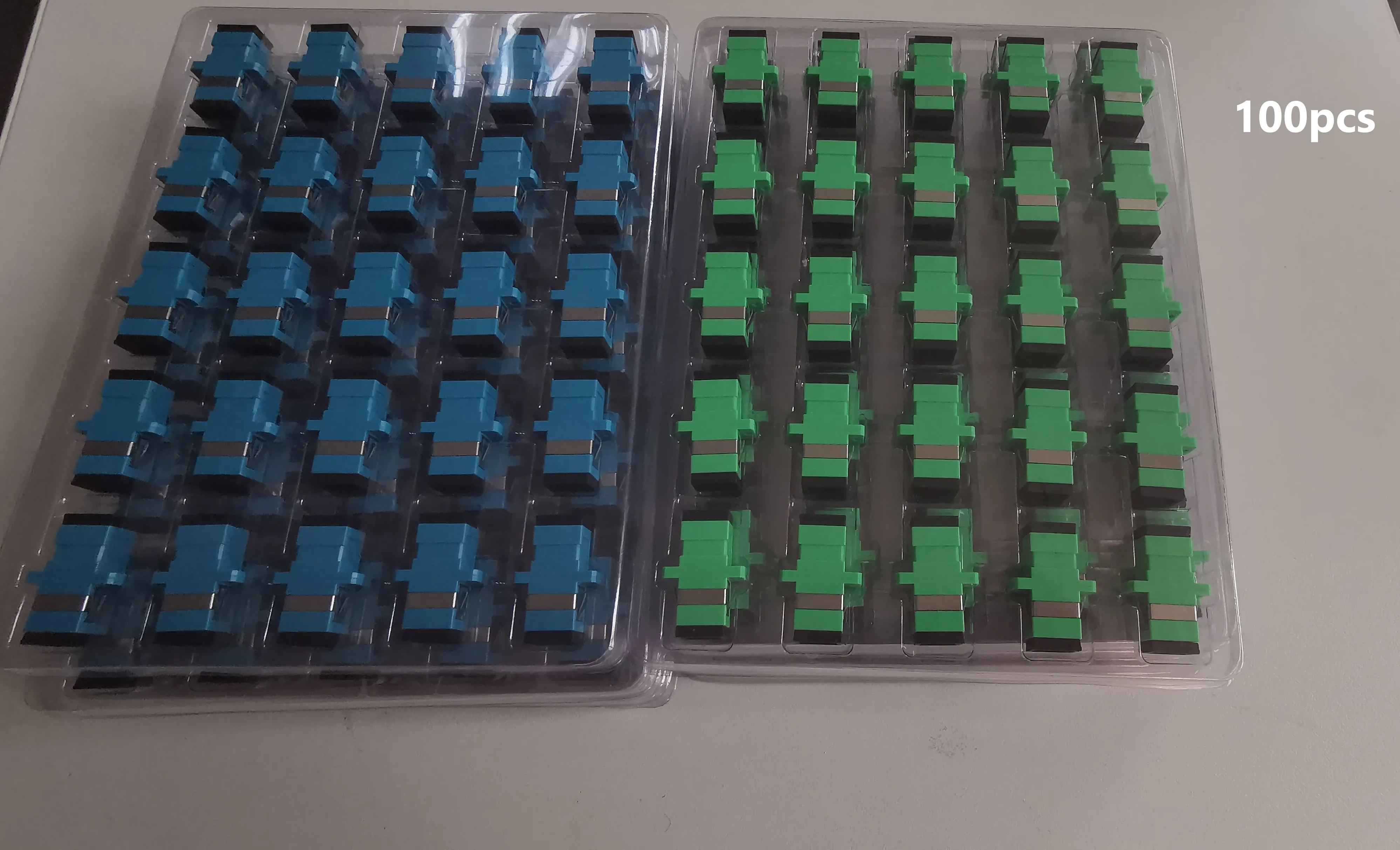 

Fiber Optic Adapter SC APC Simplex Single mode Optical Fiber Connector SC/APC to SC/ APC Ftth Fiber Flange SC Connector