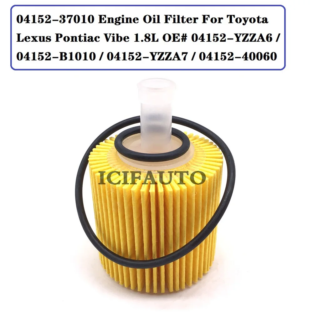 04152-37010 Engine Oil Filter For Toyota Lexus Pontiac Vibe 1.8L OE# 04152-YZZA6 / 04152-B1010 04152-YZZA7 04152-40060 | Автомобили и