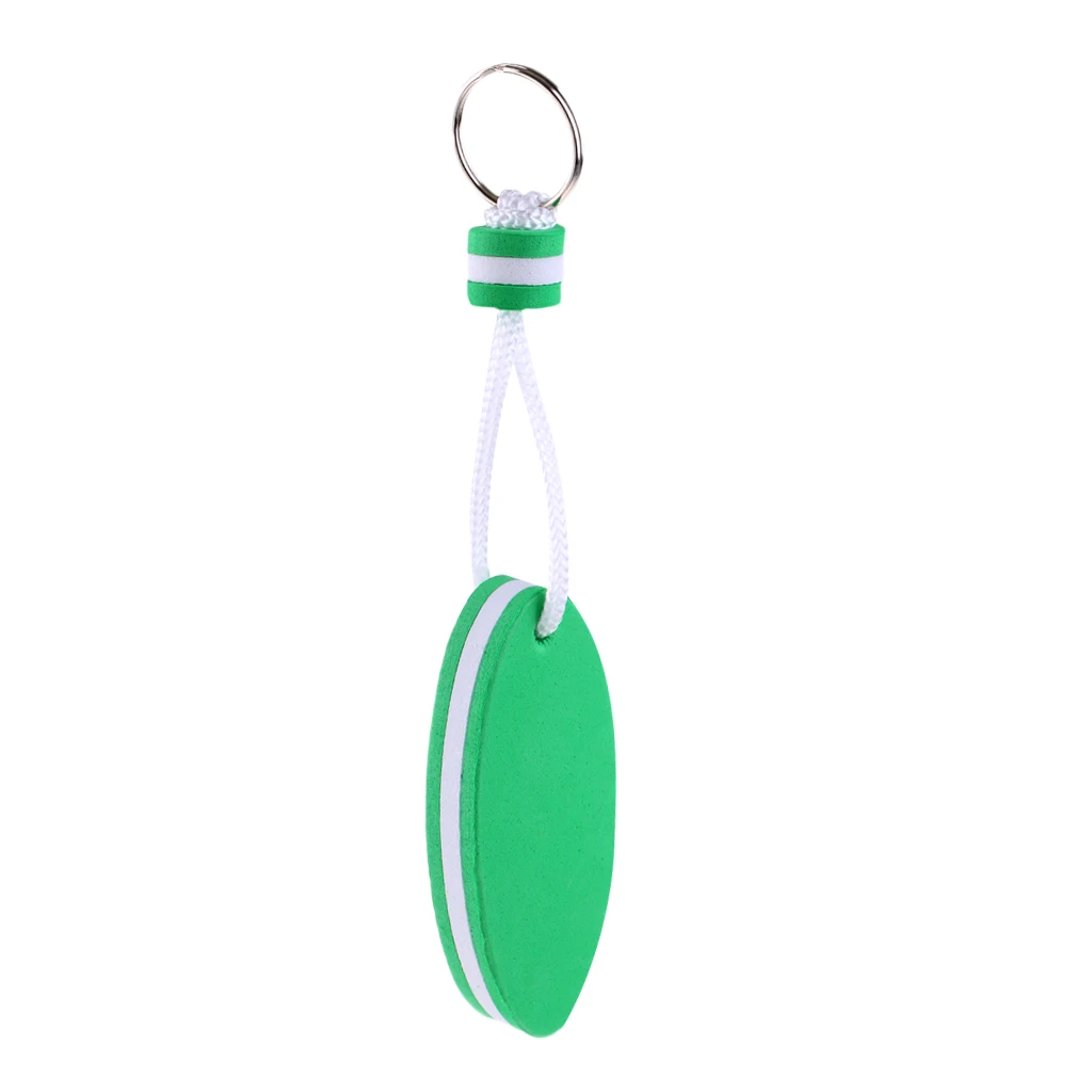 5pcs Durable Oval EVA Foam Floating Yacht Boat Canoe Key Chain Ring