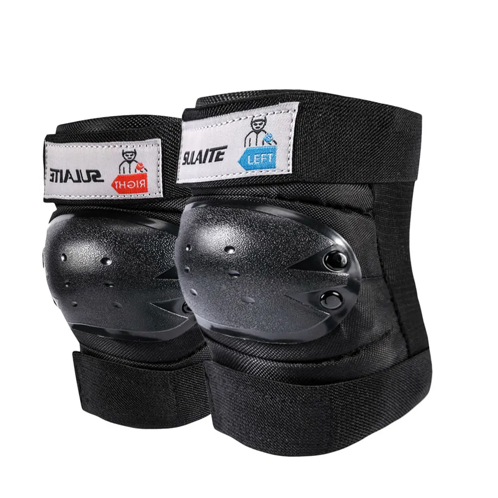 Roller-Skating Kneepad Roller Protector Elbow Motorcycle Black PE+EVA Training Movement Skating Protective Gear Protecting Palm