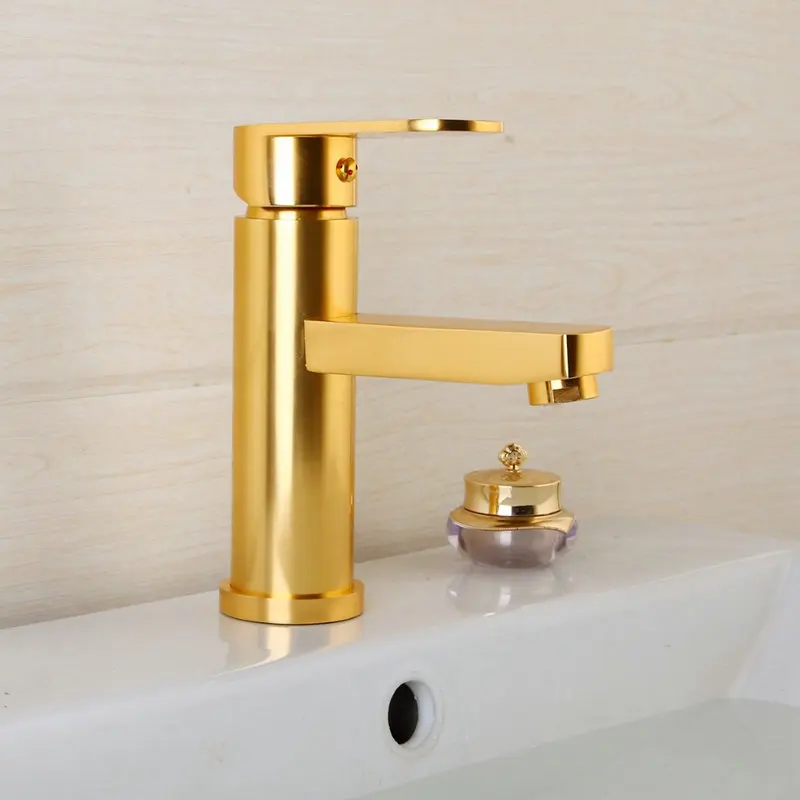 Basin Faucet 2 Monite смеситель для ванной комнаты 7 вариантов ручная роспись пространство Алюминиевые Металлические материалы 1 ручка горячий и холодный смеситель, кран - Цвет: Basin Faucet 2