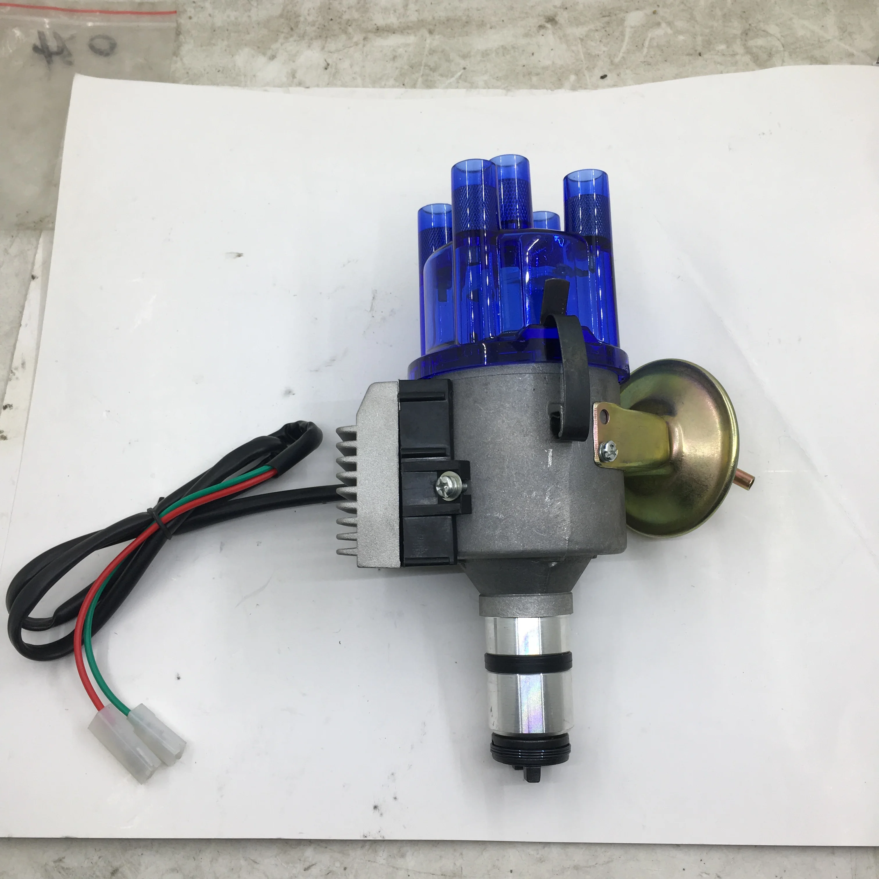 SherryBerg complete distributor for Empi 9437 Electronic All-in-One Vacuum Advance Distributor for VW Aircooled Engine blue cap