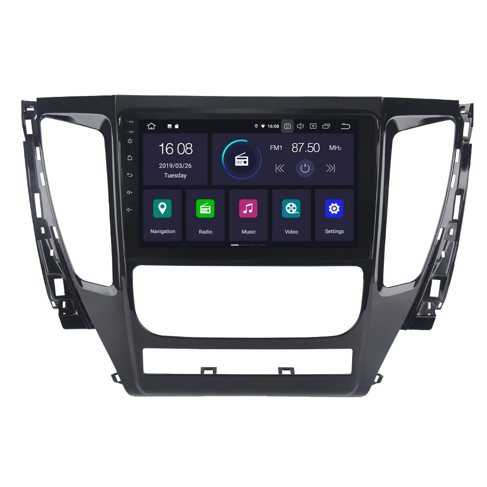 Для Mitsubishi Pajero Sport 2017 Android 9 0 четырехъядерный автомобильный радиоприемник стерео GPS