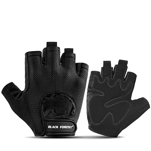 Анти-пот лайкра перчатки для велоспорта для мужчин и женщин летние спортивные тактические перчатки для верховой езды для шоссейного велосипеда половина пальцев MTB велосипедная короткая перчатка - Цвет: color 1
