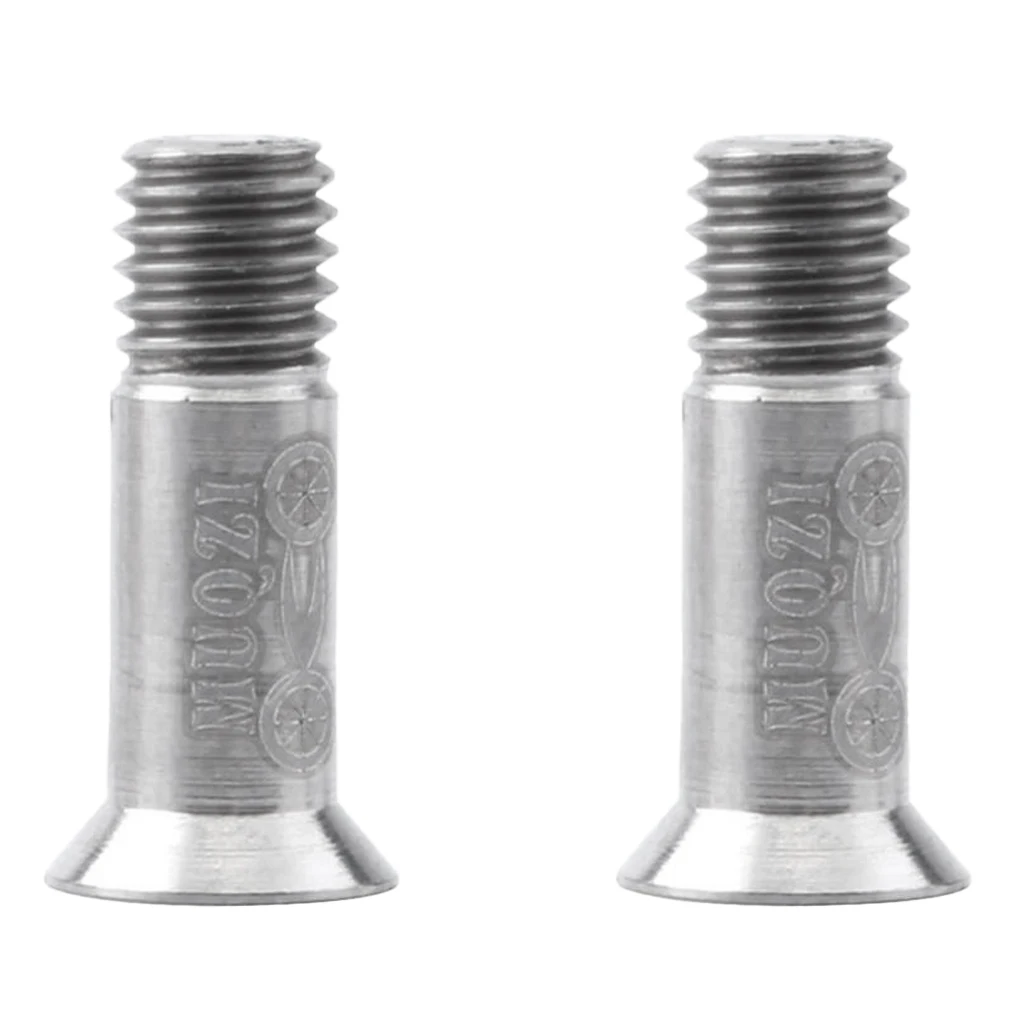 2x Titanium Alloy MTB Road Folding Bike Rear Derailleur Screws Limit Screw Bolts Replacement M5
