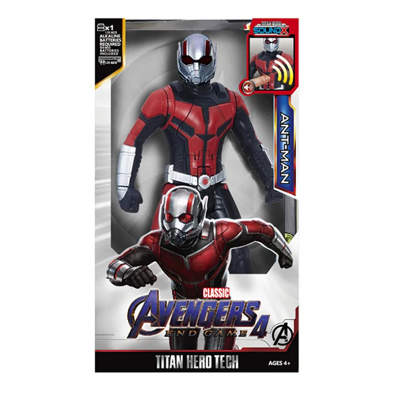 Мстители 30 см Marvel ПВХ Фигурки Человек-паук Фигурки, детские игрушки Халк Капитан Америка Супермен Бэтмен подарок