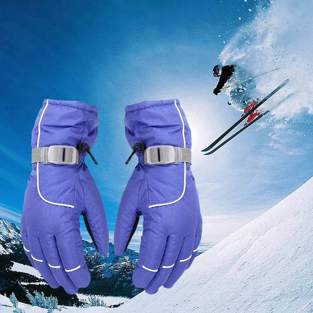 Зимние лыжные перчатки для взрослых, утепленные Снегоходы, сноуборд, Chauffe Gant, теплые перчатки для холодной погоды, водонепроницаемые, ветрозащитные