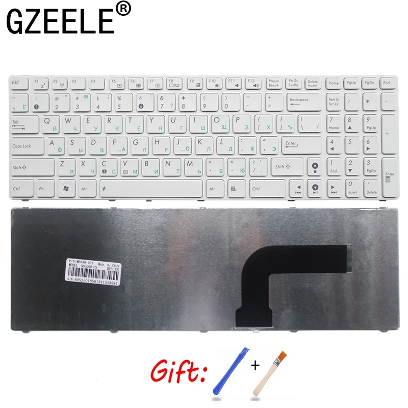 GZEELE RU для ASUS P52 P52F P52JC P53 P53S P53E P53SJ P53D P53X P53XI X64J X64JV X64VG X64VN клавиатура белая новая |