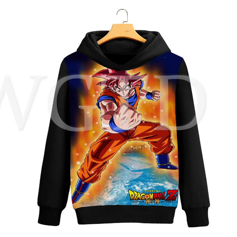 Аниме худи Dragon Ball Для женщин Harajuku кофты Для мужчин 3D печатных Повседневное с капюшоном осенне-зимняя одежда, теплая одежда в уличном стиле с капюшоном