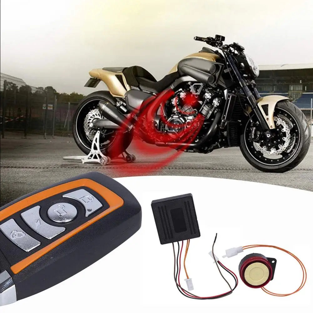 

12V Universal Car Motorcycle Electric Bike Remote Control Anti-theft Security Alarm System Car Accessories