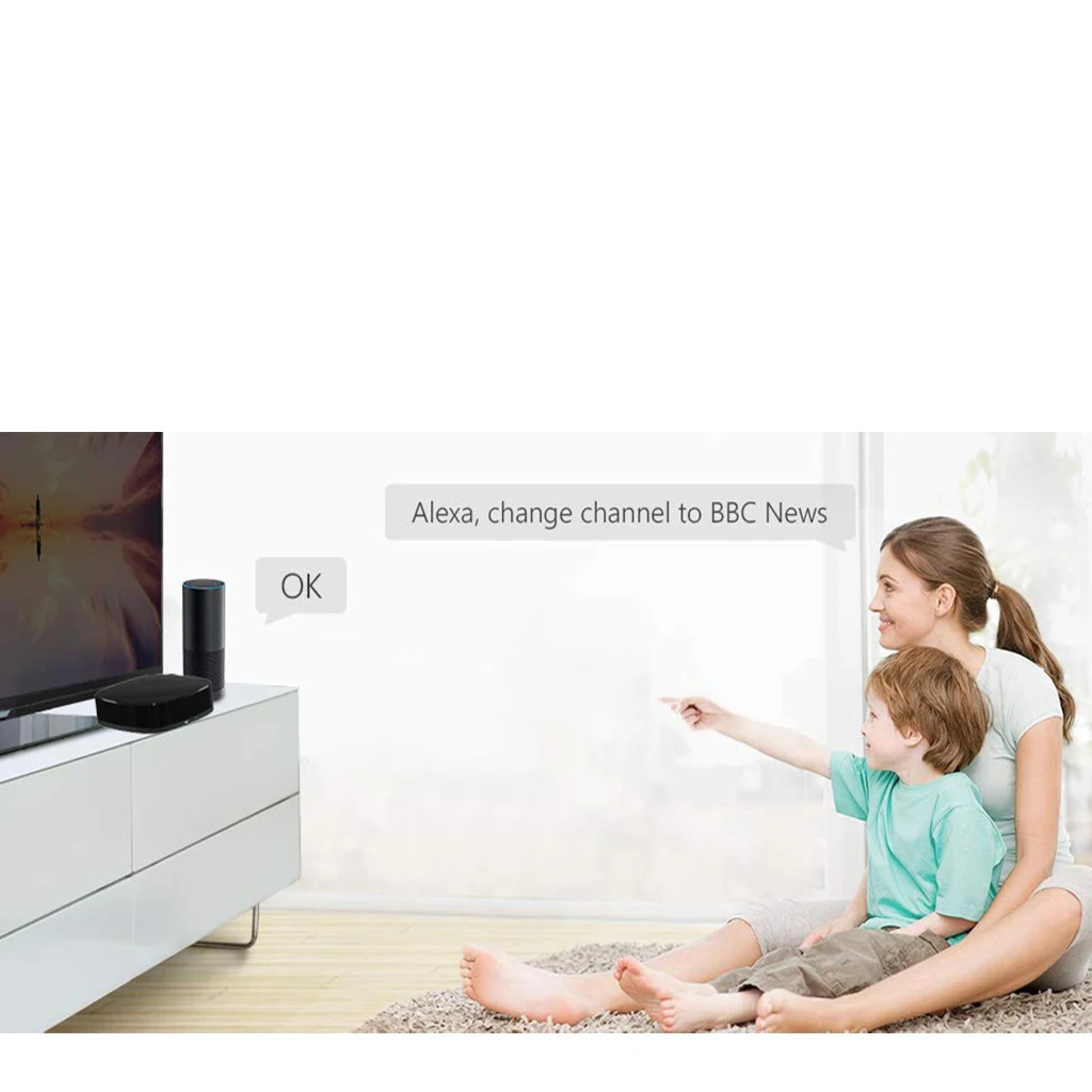 Mini Universal Automatic TV Remote Control Smart Home Hub Learning Controller WIFI+IR Intelligent Smart Remote smart Home sensor