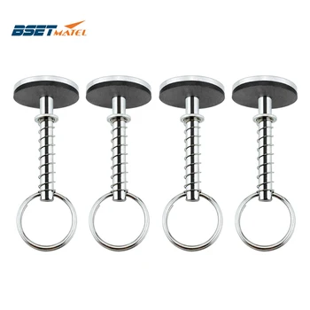 

4PCS Stainless Steel 316 Hatch Cover Pull Handle Quick Pin Button Boat Yacht Storage Retainer Farm Trailers Wagons Auto Car